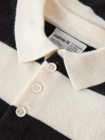 NAME IT Polo Streiktrøje Obert Black